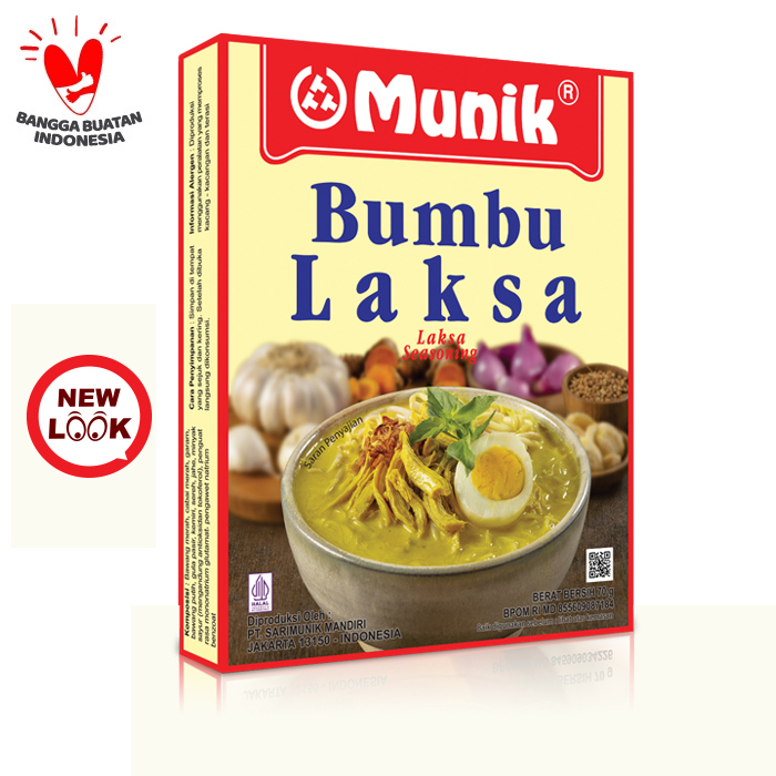 

Myhomey Bumbu Masak instant Bumbu Munik Laksa 70 Gr Pasti Enak