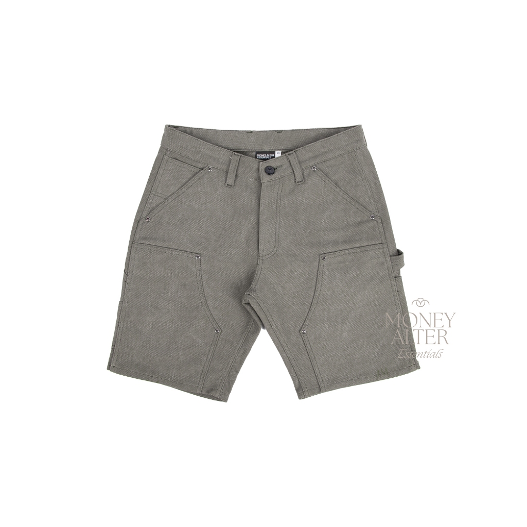 Double Knee Canvas Short Pants by Money Alter - Celana Pendek bahan Kanvas