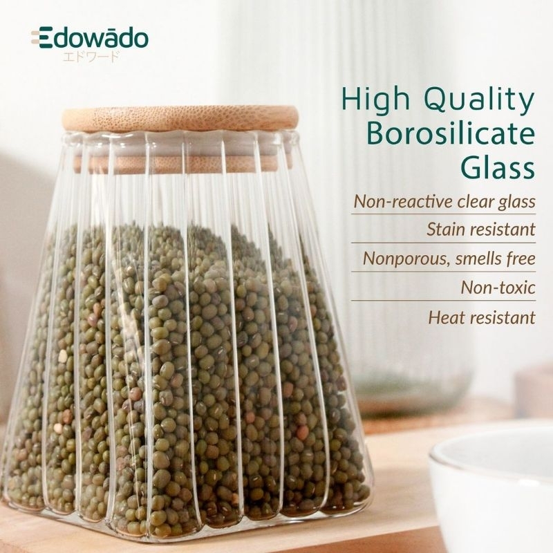 TOPLES KACA BOROSILIKAT//TOPLES MAKANAN//TOPLES MURAH//TOPLES KACA TUTUP KAYU//TOPLES MODERN//TOPLES