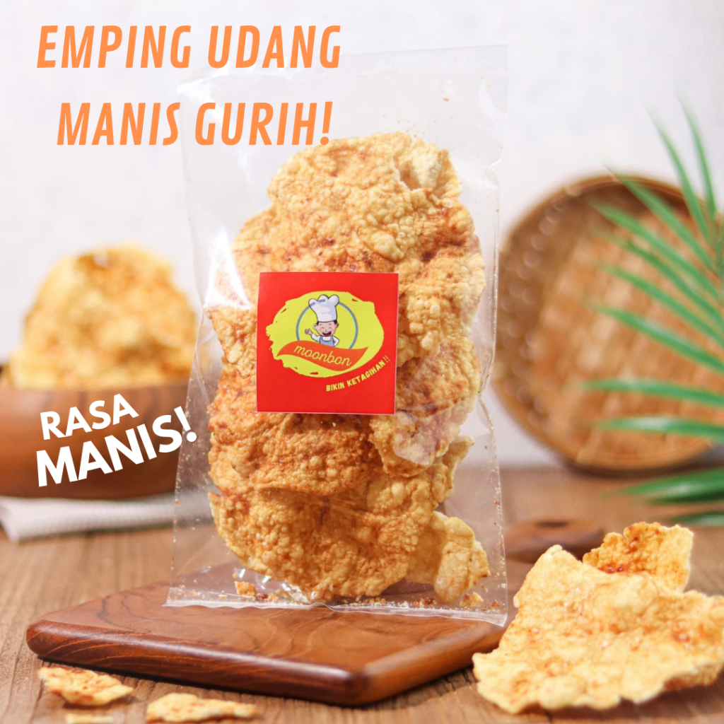

Emping Udang Manis Gurih / Emping Manis Rasa Udang