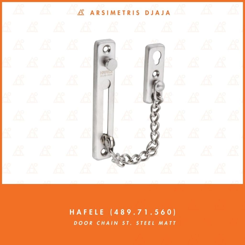 HAFELE - 489.71.560 DOOR CHAIN ST. STEEL MATT