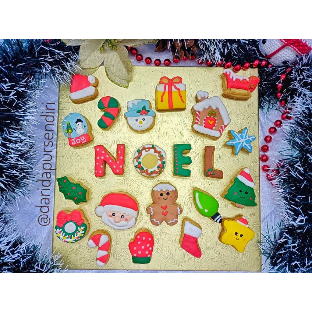 

COOKIES NATAL (Ukuran Mini) - Satuan / COOKIES HIAS NATAL