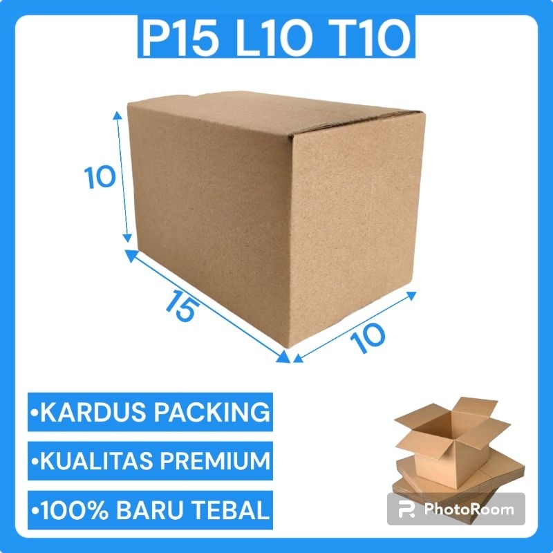 

Kardus Box Packing Polos Ukuran 15x10x10