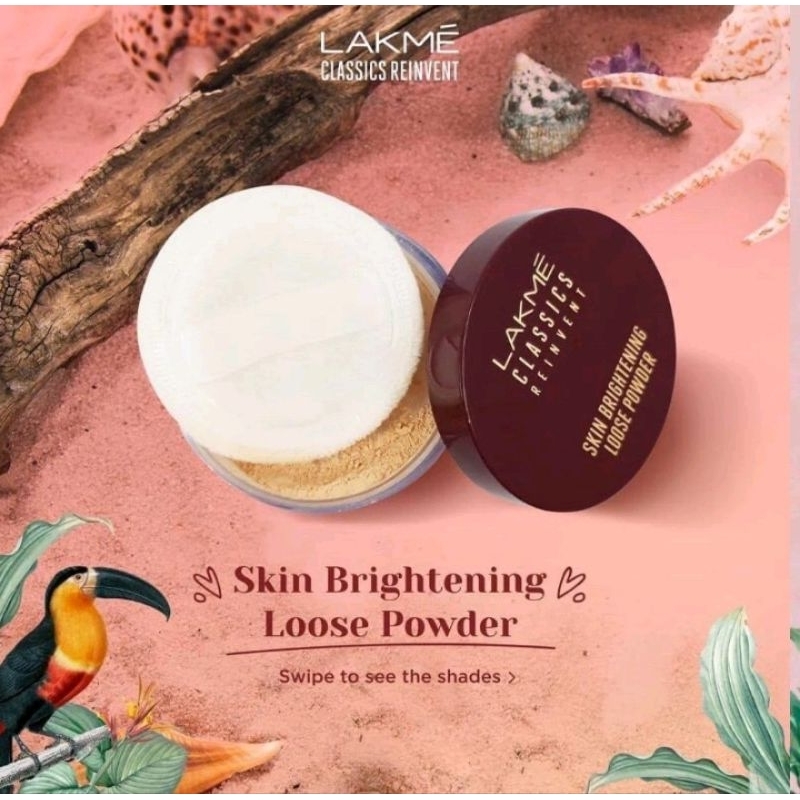 Bedak Tabur Lakme Skin Brightening Loose Powder Shade Natura 4grl
