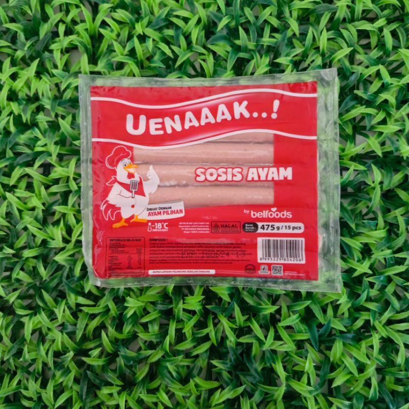 

Belfoods Sosis Ayam isi 15 pcs - Berat 475 Gram
