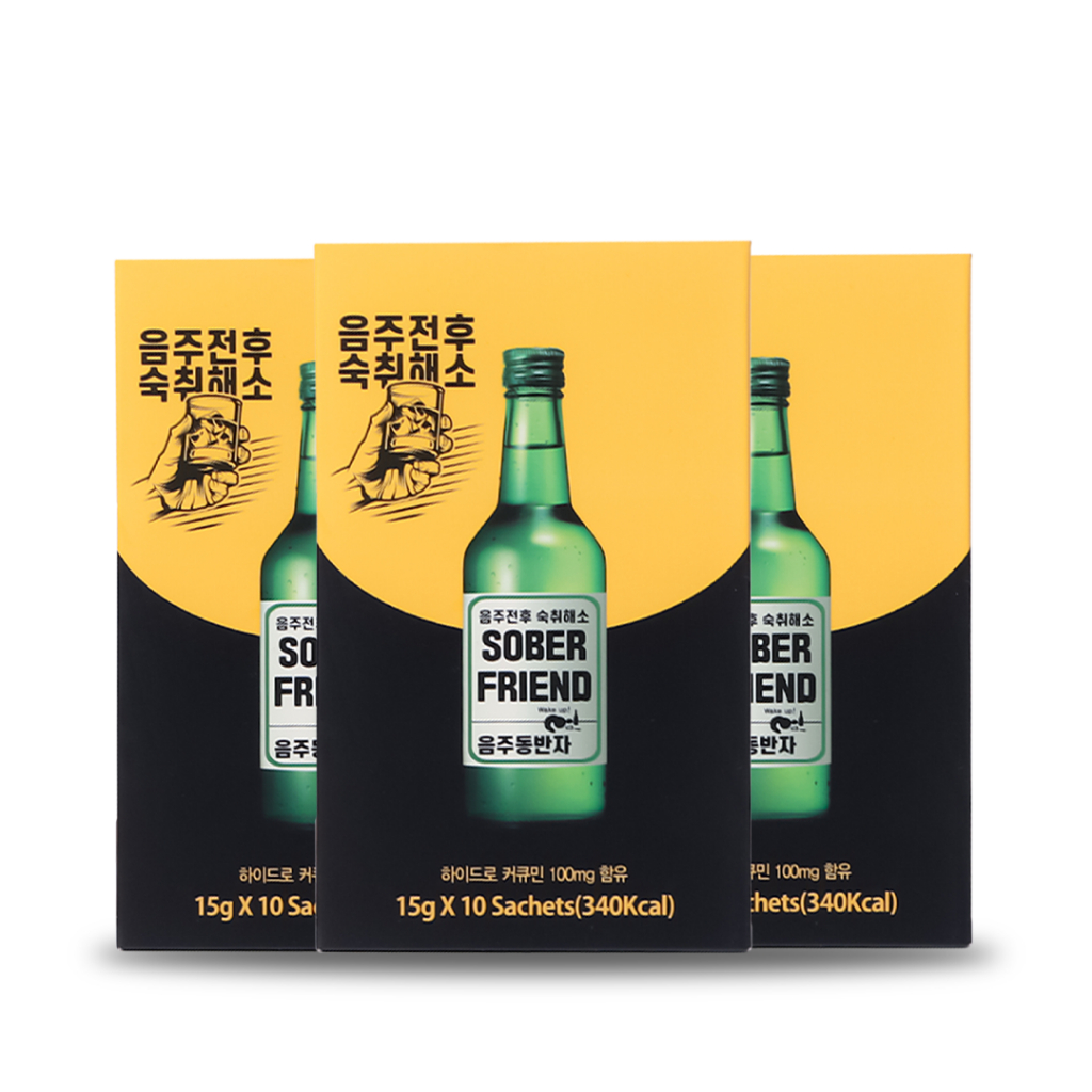 

Sober Friend Minuman Hangover Reliever Hangover Cure dari Korea 3 Box