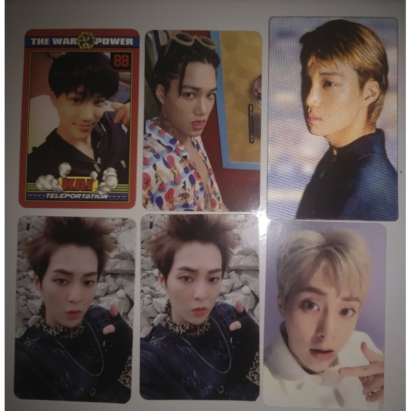 EXO PC PHOTOCARD KAI KOKOBOP POWER XIUMIN DMUMT CBX SG19 LENTI