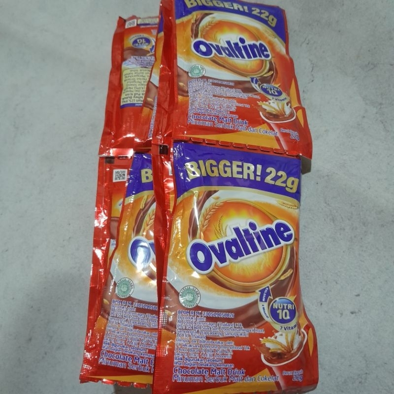 

Minuman Serbuk Coklat OVALTINE BIGGER SUSU CHOCOLATE MALT DRINK ( 1 Renteng isi 5 atau 10 Sachet)