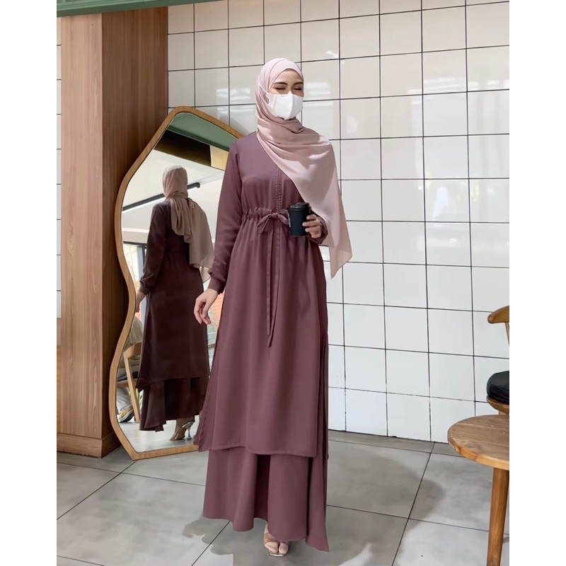 Elmiza - Zalina Tunik Pakaian Muslim Wanita Terbaru