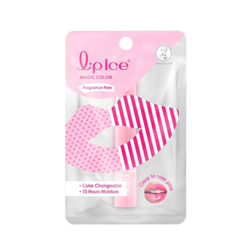 Mentholatum Lip Ice Magic Color Fragrance Free.