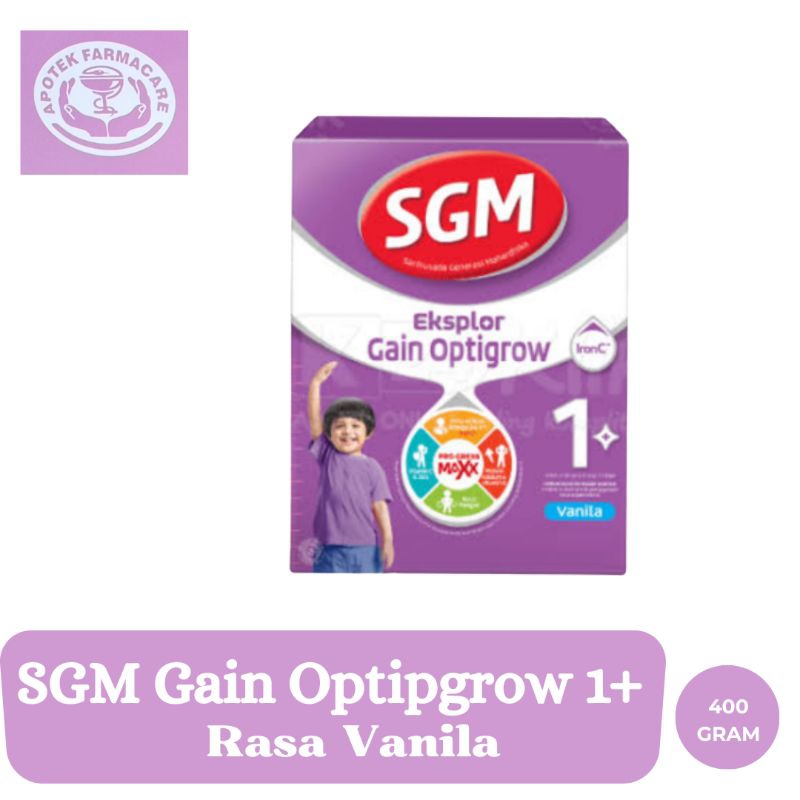 SGM GAIN OPTIGROW VANILA 1+ 400 G