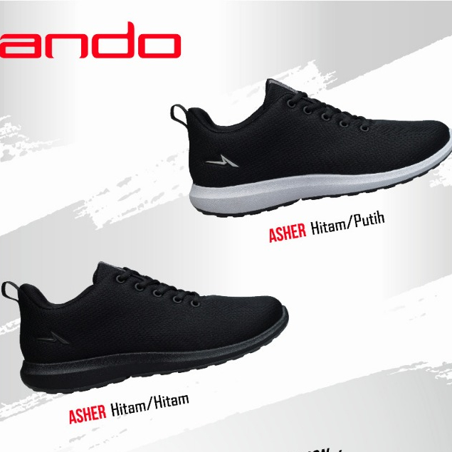 Ando Asher Sepatu Sneakers Premium Kerja Sekolah Sepatu Pria ANDO Original