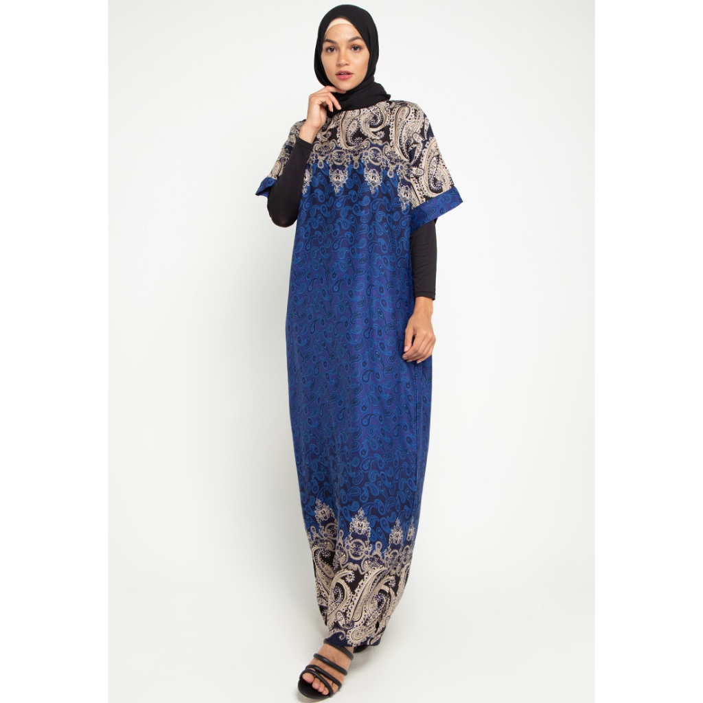 Adikusuma Long Dress Batik Wanita Motif Prinsa