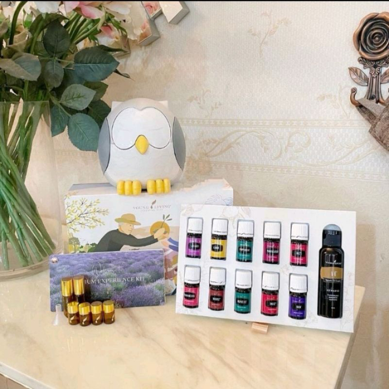 paket Premium Exprrience Paket PEP Young Living + Diffuser + 10 Essential Oil