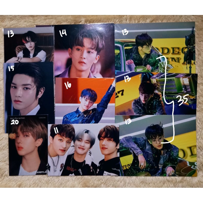 [NCT] Taeyong Mark Chenle Jisung special postcard NCT Dream 127 TDS sticker glitch mode nature repub