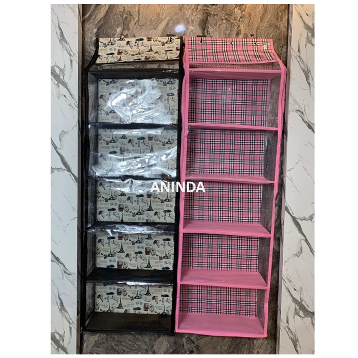 RAK TAS GANTUNG JUMBO MOTIF | RAK | RAK GANTUNG JUMBO | RAK TAS | RAK JUMBO | RAK SEPATU SUSUN