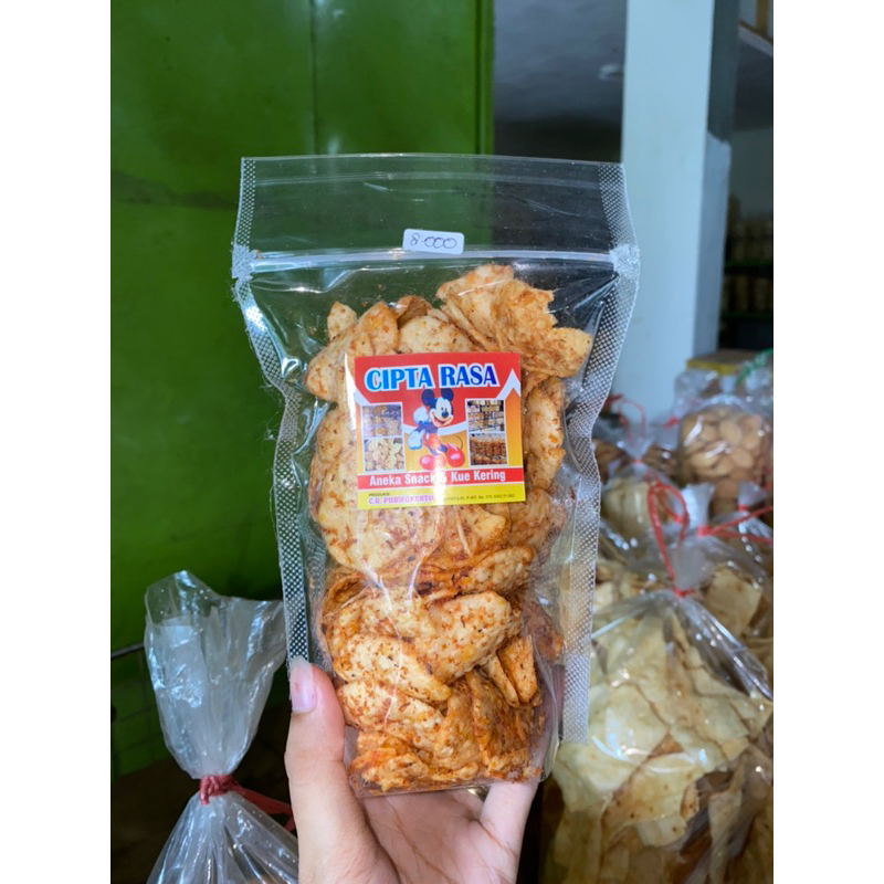 

Opak srundeng Terenak pedas asin manis