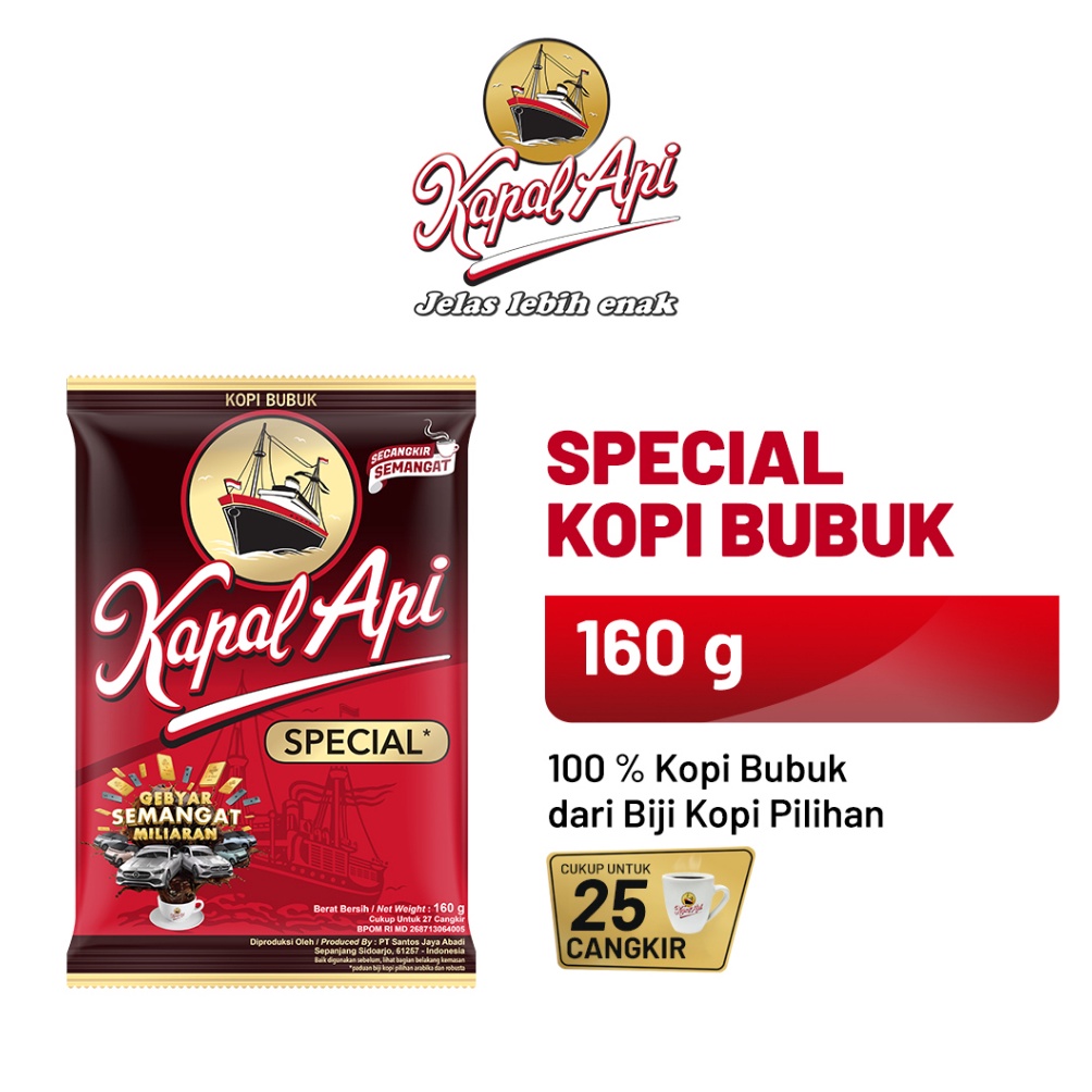 

[✡Y39\] KAPAL API Special Merah 160 gr Raih Diskon