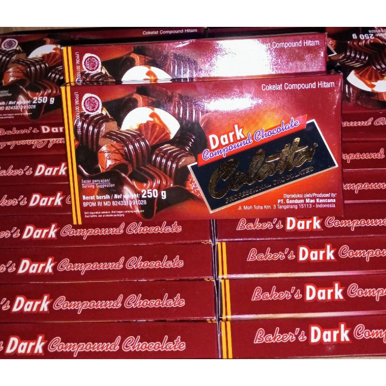 

JP3749 Coklat Batang Colatta 250gr / Cokelat Hitam Compound 250gr/ Dark Compound Chocolate 250gr 8037