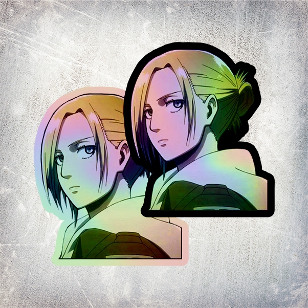 

STICKER HOLOGRAM ANIME ANNIE LEONHART ATTACK ON TITAN (SHINGEKI NO KYOJIN)