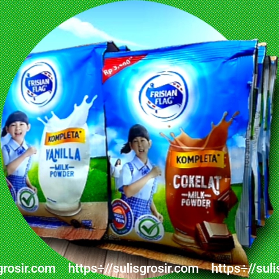 

Kode CKG044 Frisian Flag Kompleta Renceng Isi 10 Sachet