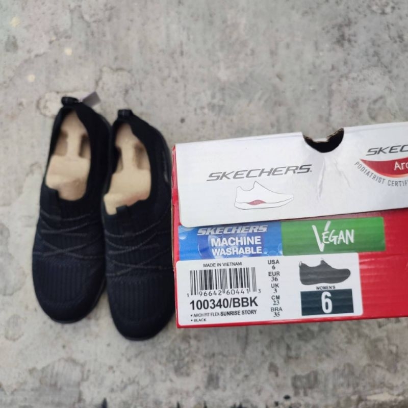 Skechers Arch Fit Flex Mono Black