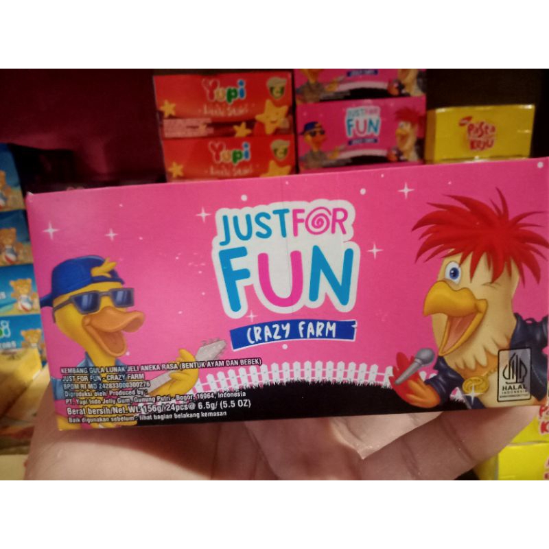 

Yupi Justfor Fun Crazy Farm 24Pcs