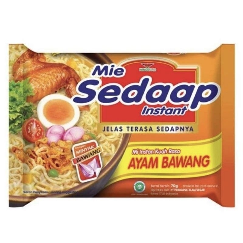 

Sedaap Mi Instant kuah rasa Ayam Bawang 70gr