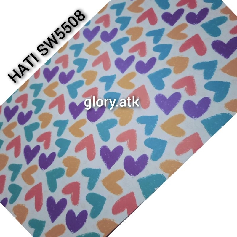 

KERTAS KADO SANSAN WAWA/SANWA HATI/LOVE SW5508