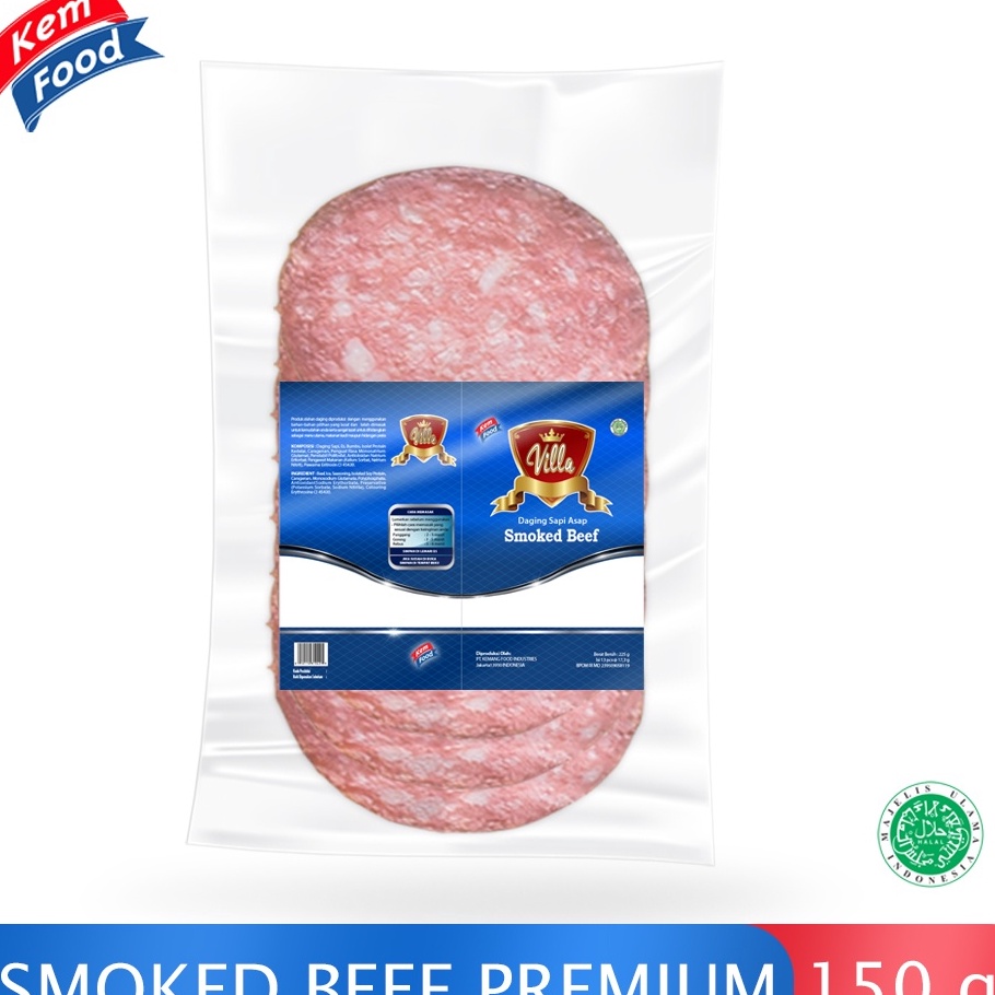 

MODEL RNH076 Villa Smoked Beef - Daging Sapi Asap Premium 150gr