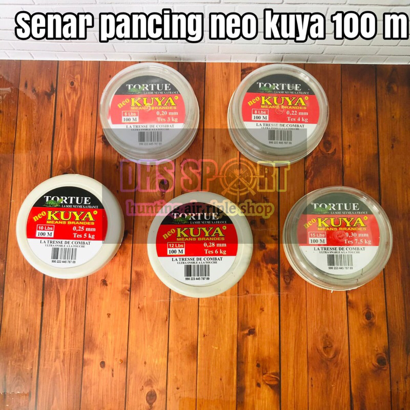 senar pancing neo kuya 100 m - benang pancing - tali pancing - kenur