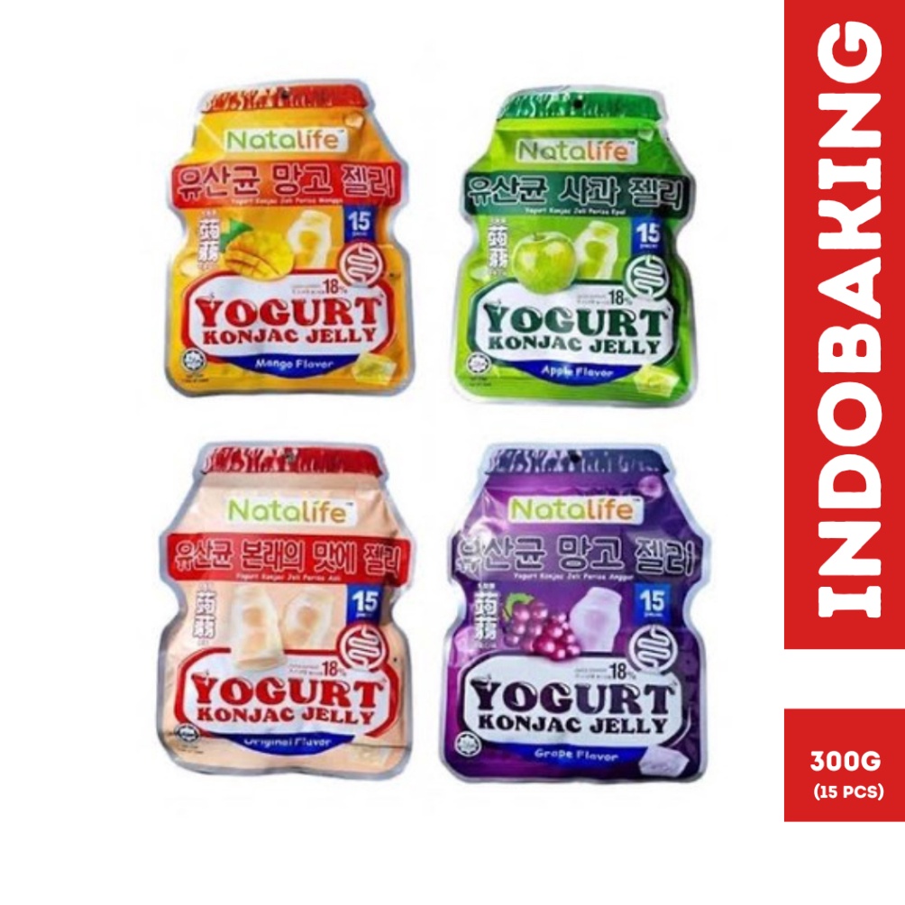 

➽ Natalife Yogurt Konjac Jelly Halal 300g Isi 15 pcs shaba