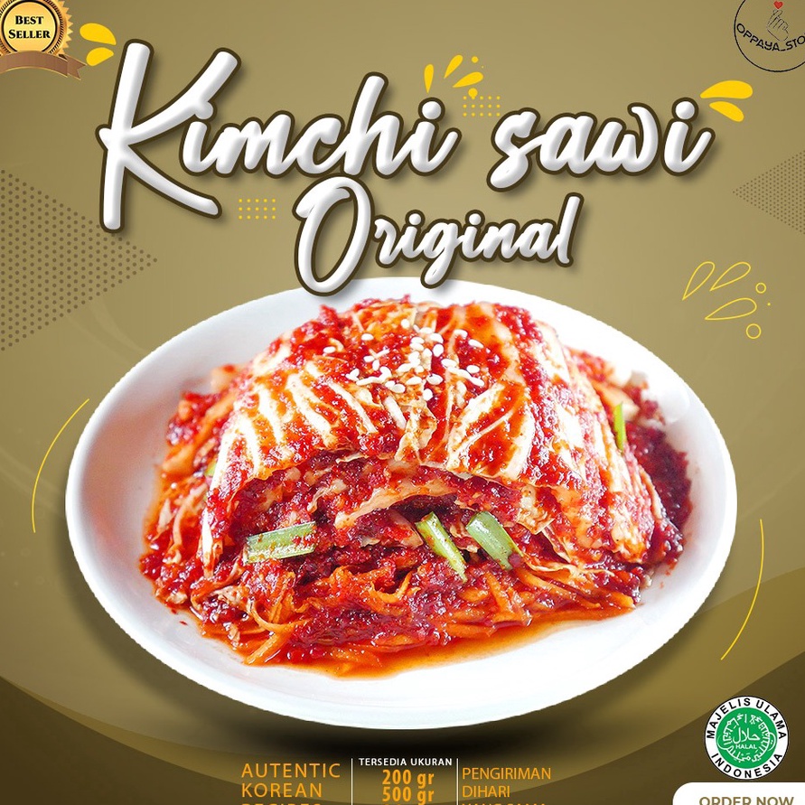 

MODEL ZEA241 Fresh Kimchi Sawi 500 Gram Dibuat Oleh Chef Korea Asli