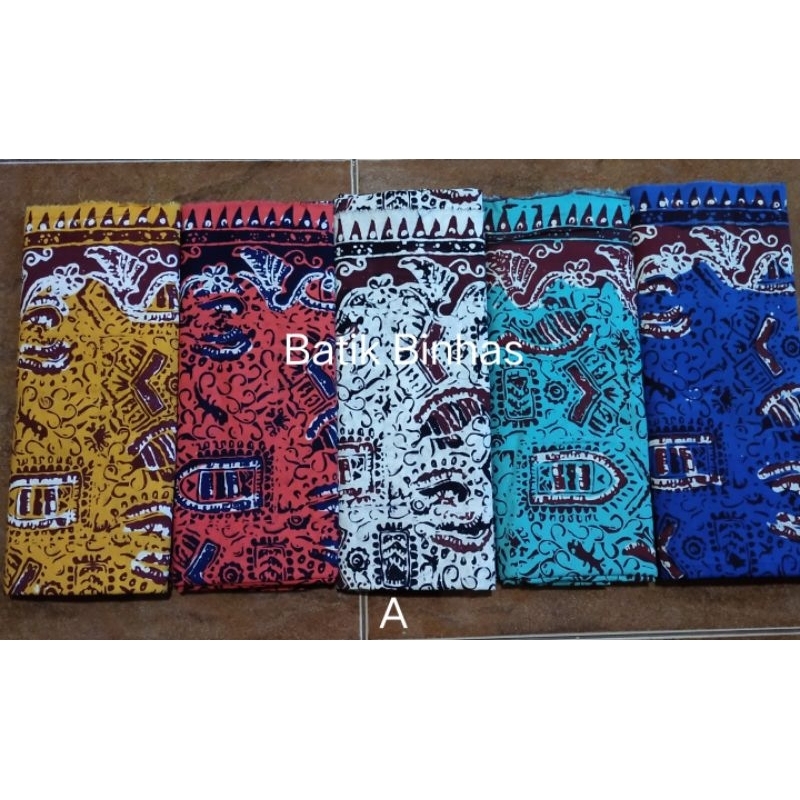 Batik Tapih cap poman / paoman khas indramayu / kain tapih batik indramayu