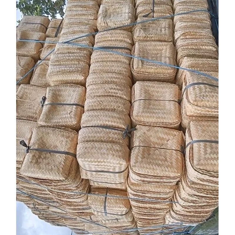 [ Halodul ] Besek Bambu 20x20 Besek Natural | besek bambu hampers lebaran