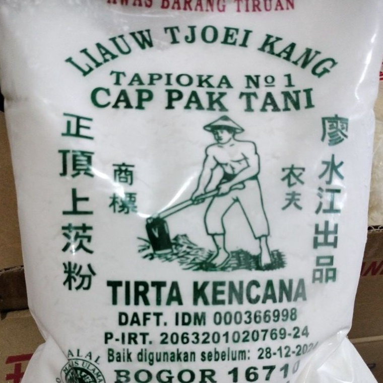 

[CLH] TAPIOKA CAP TANI / TEPUNG SAGU PAK TANI LIAUW TJOEI KANG 1 KG Kirim Langsung