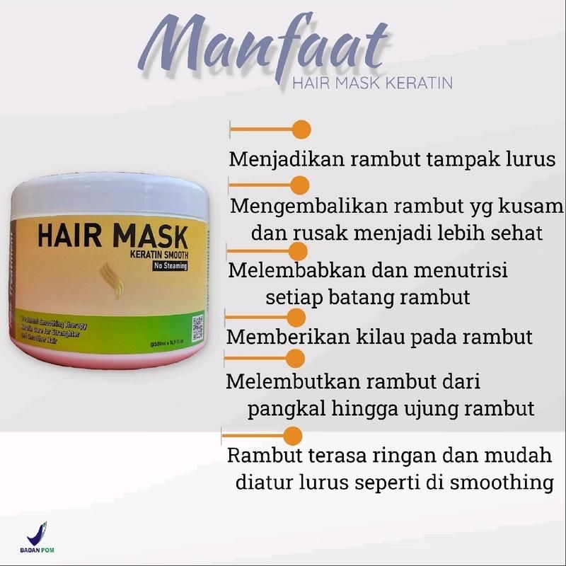 Smooth keratin pelurus rambut tanpa catok