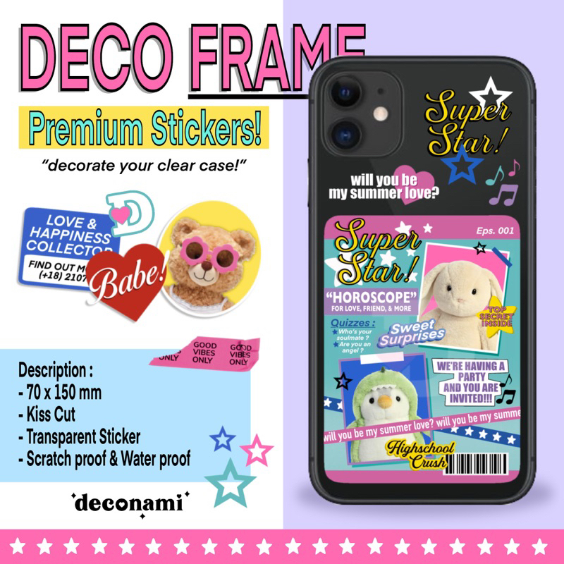 

DECO FRAME STICKER by deconami (STICKER ONLY)