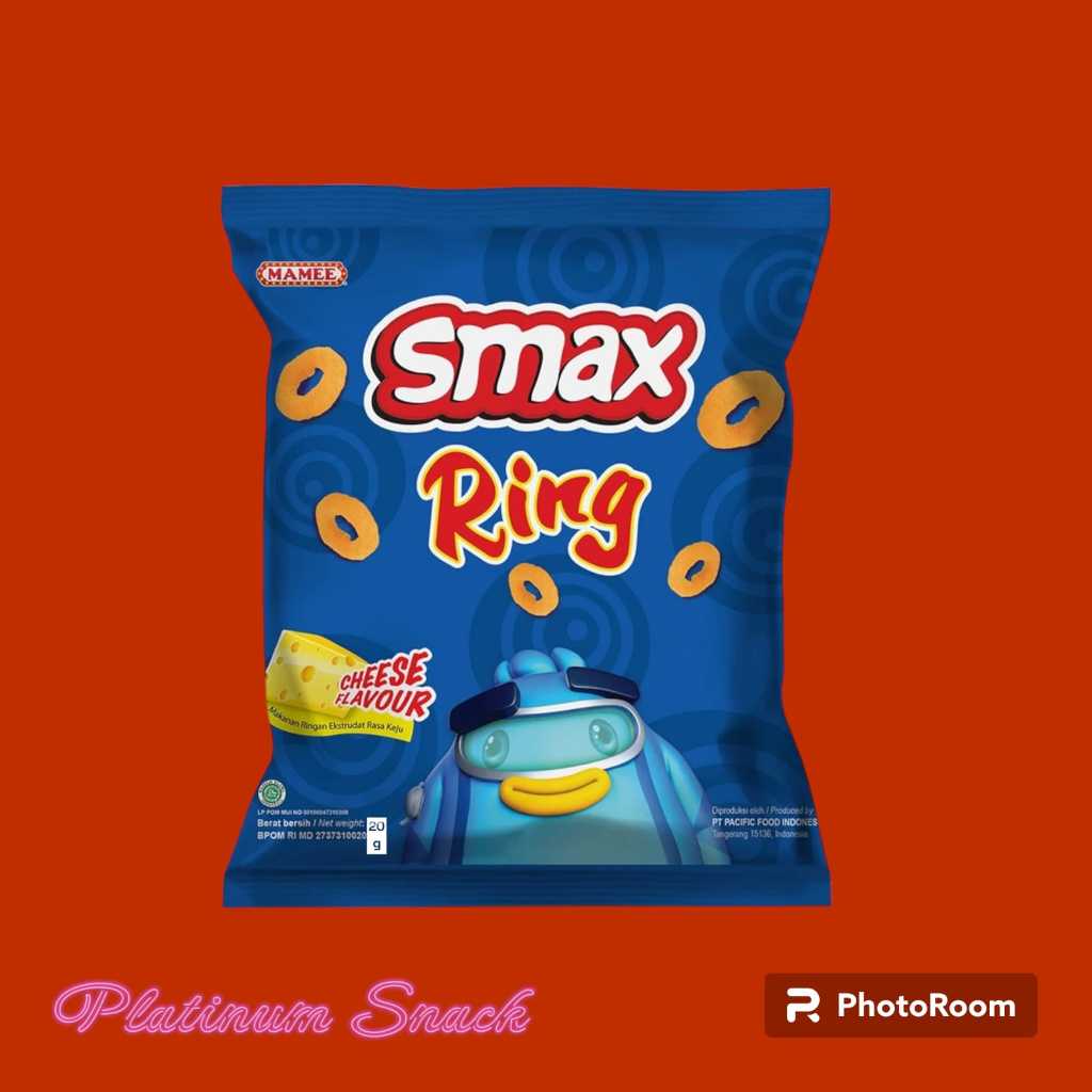 

Smax Ring Cheese Flavour | Isi 10 Bks @ 20 Gr | Mamee