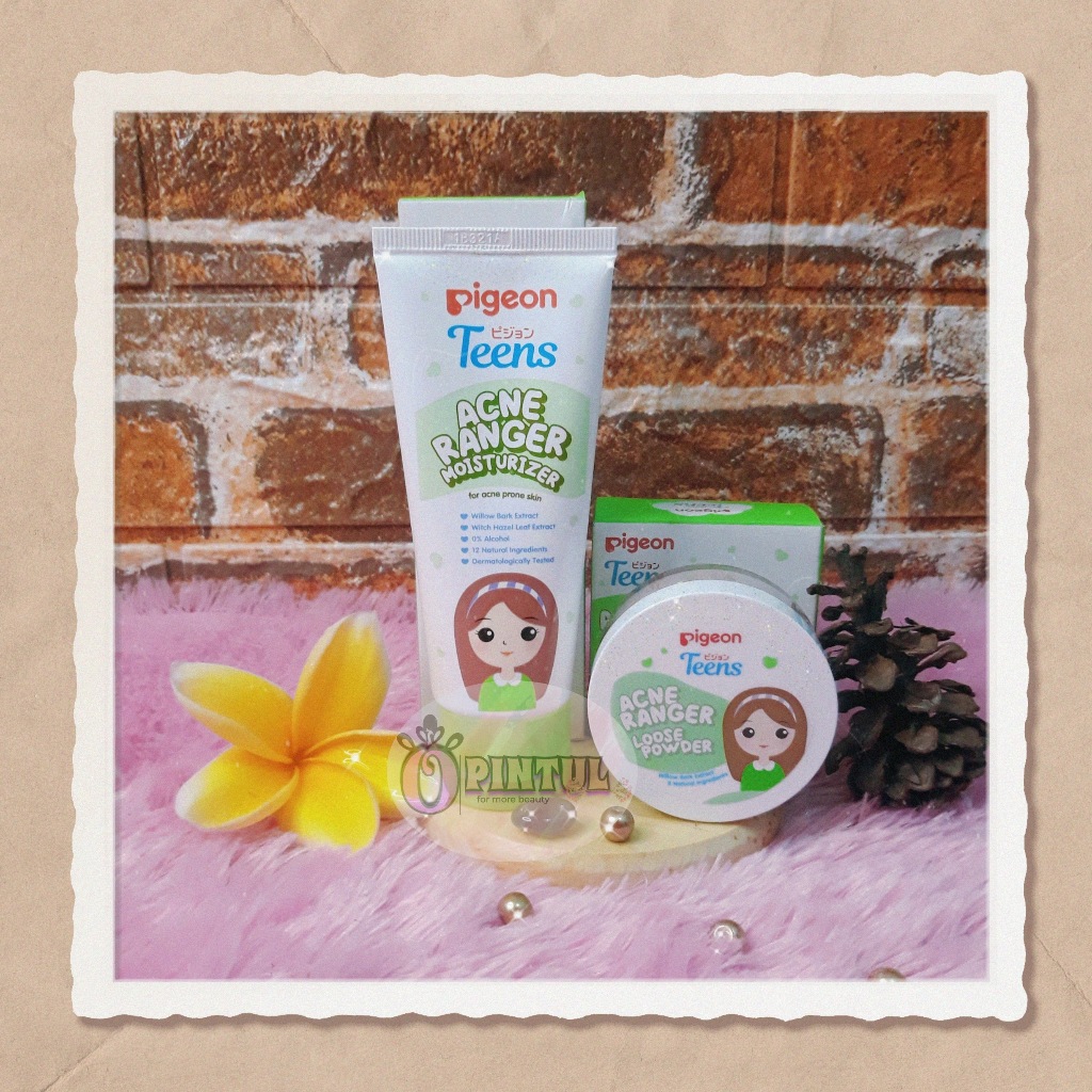 PIGEON TEENS Paket Duo Reg Acne Series // Paket Bedak Remaja