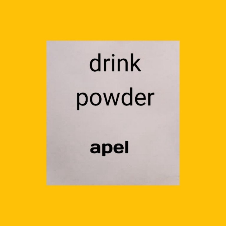 

➺ drink powder aApel 9397