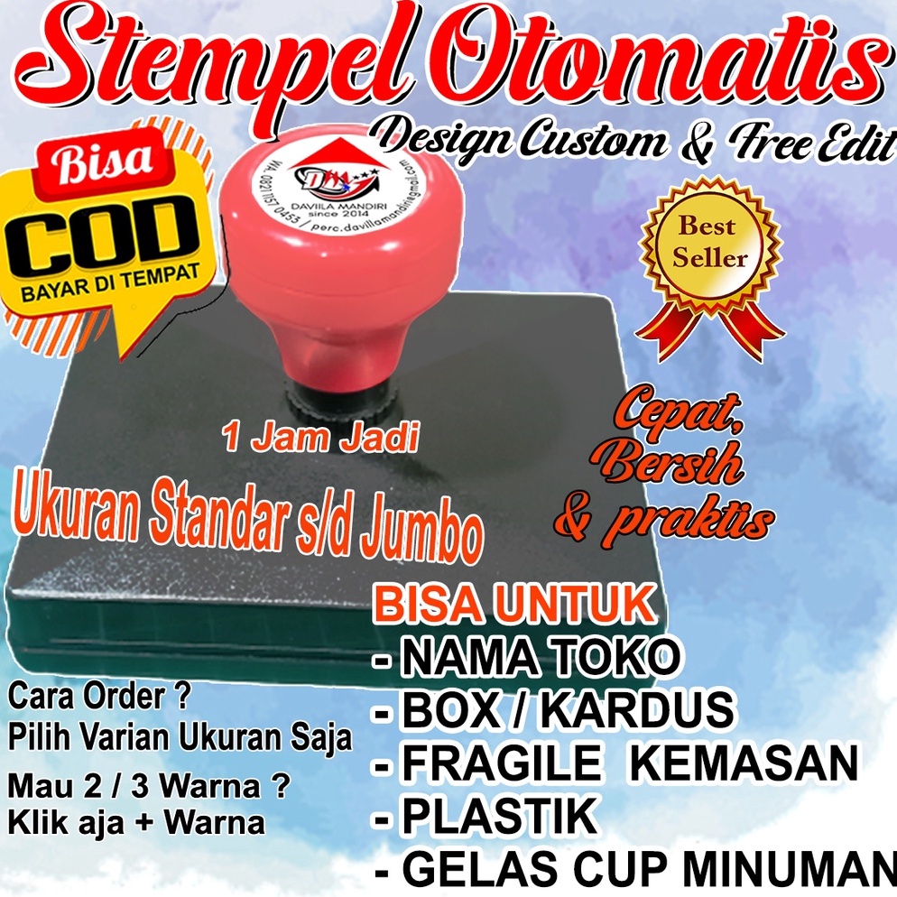 

[♧Y5/] stempel jumbo / stempel kardus / fragile / plastik / cup gelas plastik design Promo Semangat