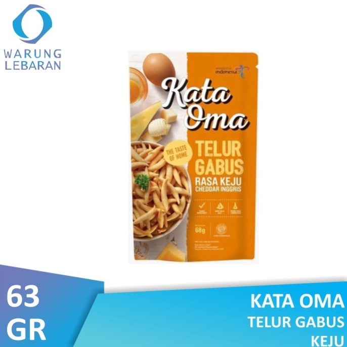 

[♚C79$] Kata Oma Telur Gabus Keju 63 gr GOGO Beli