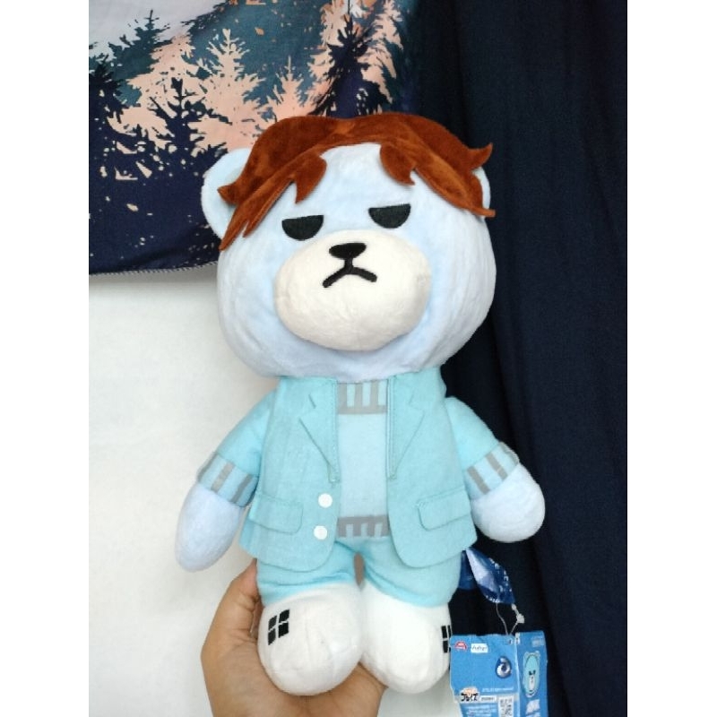 Boneka krunk x treasure biru new tag