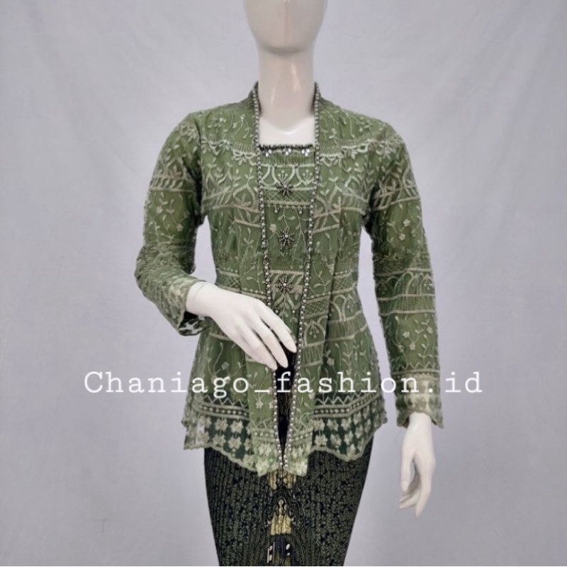 Kebaya Modern Model Kutu Baru Payet Terbaru