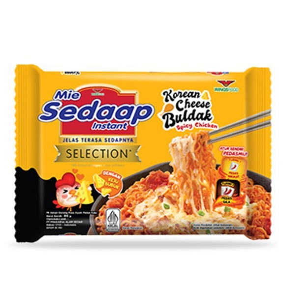 

Mie Sedaap Goreng Selection Korean Cheese Buldak