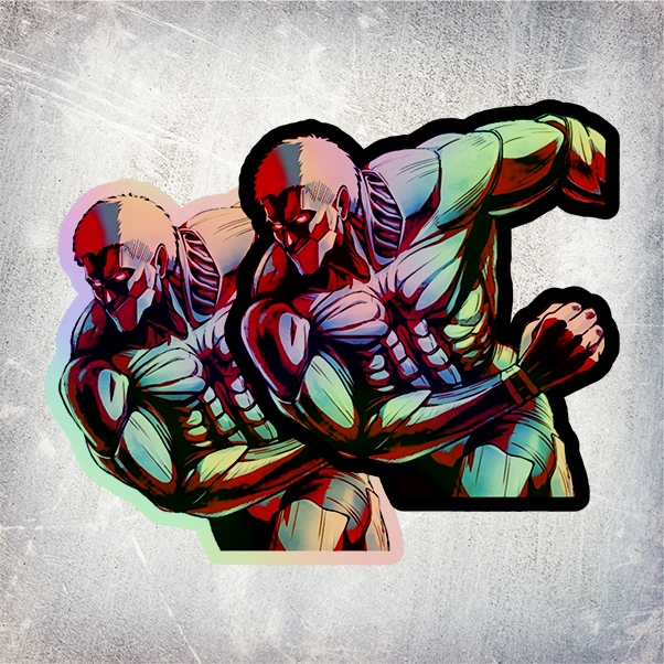 

STICKER HOLOGRAM ANIME ARMORED TITAN ATTACK ON TITAN (SHINGEKI NO KYOJIN)