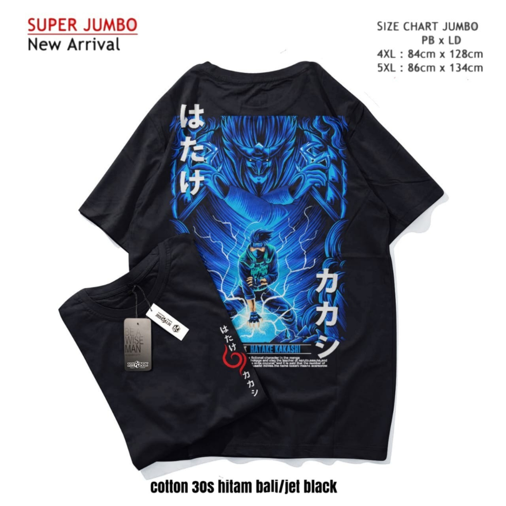 kaos pria distro / kaos distro anime / Kaos Distro Oversixe 4XL 5XL / Kaos Jumbo Unisex