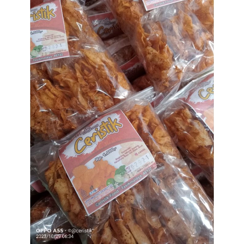 

Keripik singkong ceristik 1rb