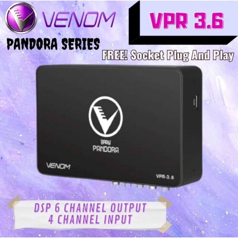 PROCESSOR VENOM PANDORA 3.6 FREE CABLE + SOCKET